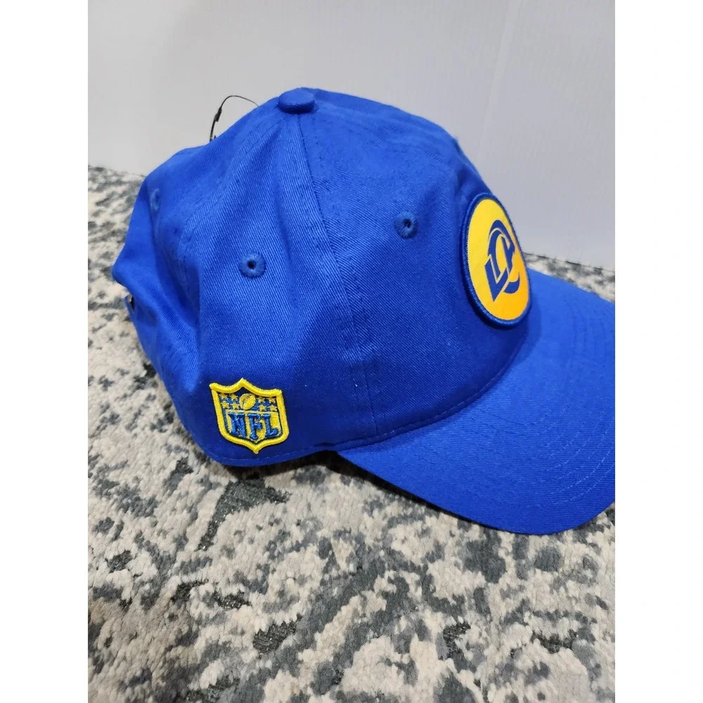 New Era Los Angeles Rams Hat NFL 9TWENTY Adjustable Blue Cap OSFM Mens Womens